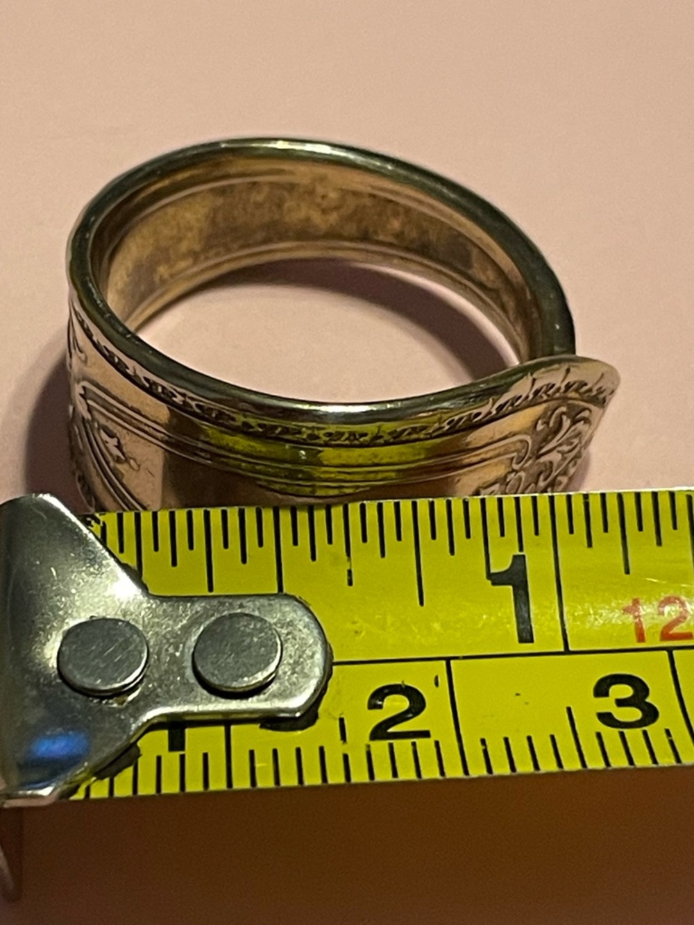 Vintage Ornate Spoon Ring #9147 👑 - Picture 8 of 12